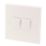 Essentials  10AX 2-Gang 2-Way Light Switch  White