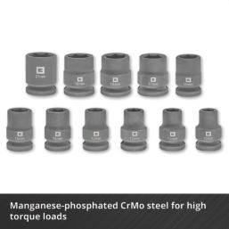 Einhell  Square Shank Impact Socket Set 12 Pieces