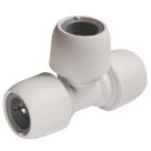 Hep2O  Plastic Push-Fit Equal Tee 3/4"