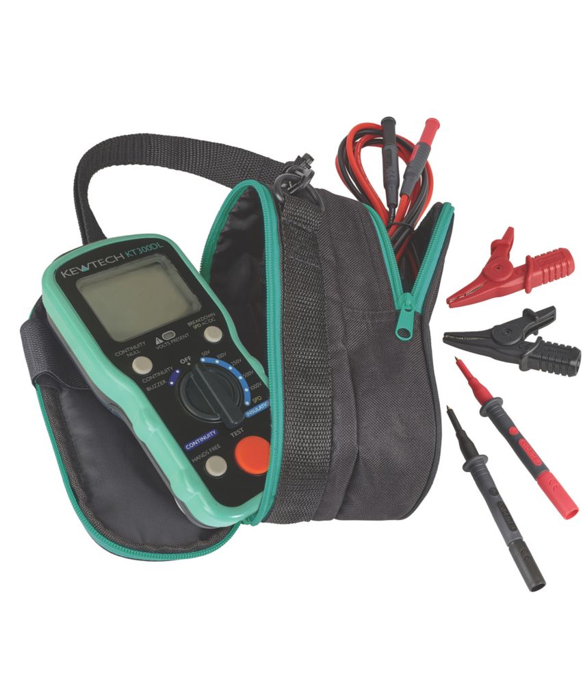 Kewtech AC/DC Insulation/Continuity Tester 1000V - Screwfix