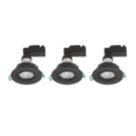 Sylvania Sylspot Platinum Kit Fixed  LED Warm White Downlights Black 2W 360lm 3 Pack