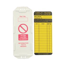 Essentials Scafftag Forklift Tag Kit 5 Piece Set
