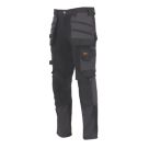 Site Brochman Stretch Holster Pocket Trousers Black/Grey 40" W 32" L