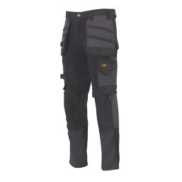 Site Brochman Stretch Holster Pocket Trousers Black/Grey 40" W 32" L