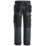 Snickers 6251 Stretch Trousers Steel Grey 36" W 32" L