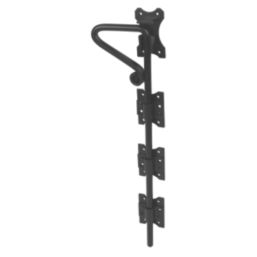GateMate Heavy Duty Ornamental Drop Bolt Black 600mm
