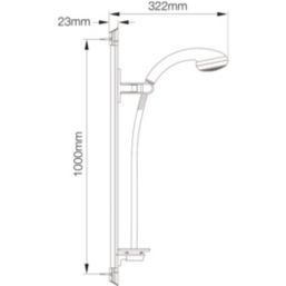 Mira Flex Shower Kit Chrome