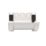 FloPlast  uPVC Half Round Union Bracket White 112mm