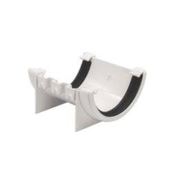 FloPlast  uPVC Half Round Union Bracket White 112mm