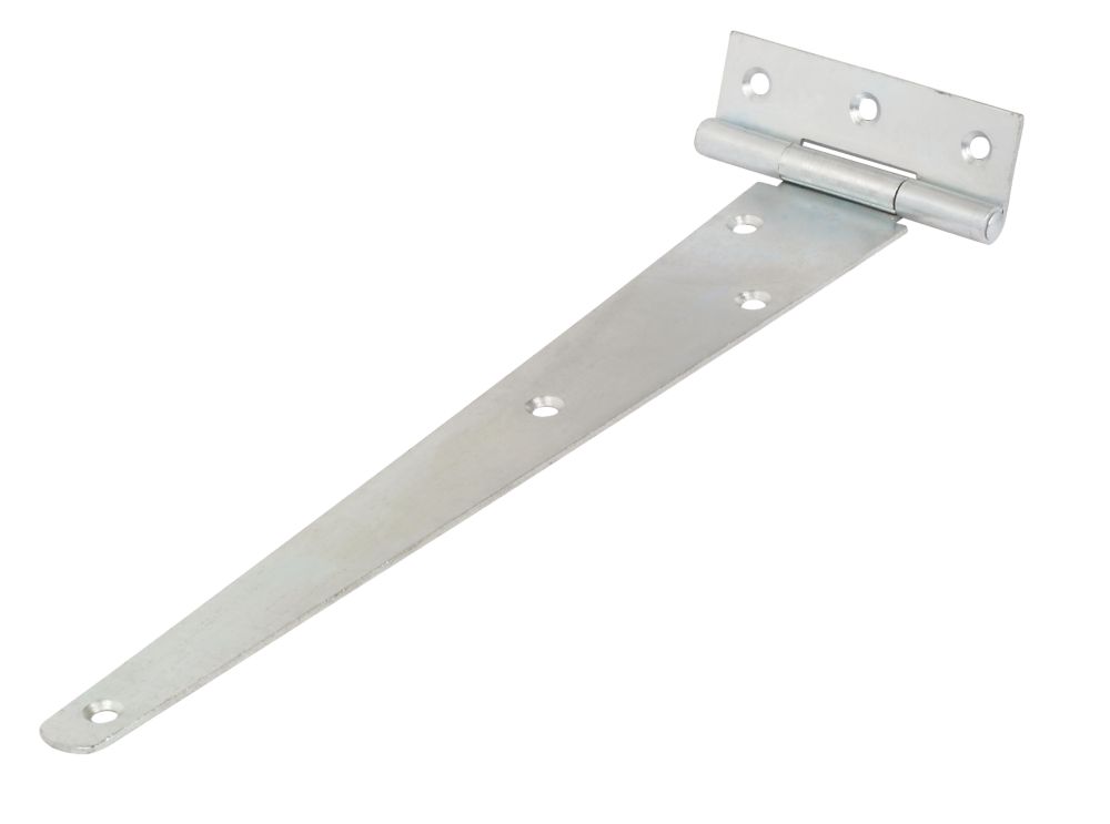 ZincPlated Medium Duty Tee Hinges 255mm 2 Pack Screwfix