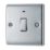 British General Nexus Metal 20A 1-Gang DP Control Switch Polished Chrome with LED