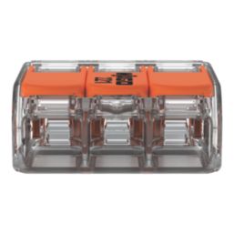 Wago 221-613 41A 3-Way Lever Connectors 30 Pack