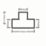 Flomasta  Copper End Feed Equal Tee 22mm