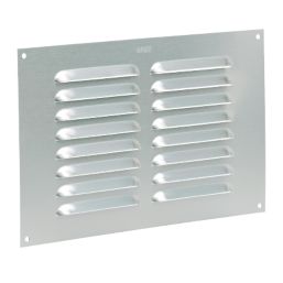 Map Vent Fixed Louvre  Vent Silver 229mm x 152mm