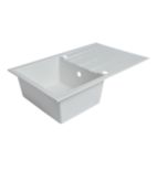 White deals plastic sink