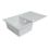 1 Bowl Plastic & Resin Kitchen Sink & Drainer White Reversible 800mm x 500mm