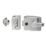 ERA 1630-37-1  Replacement Night Latch Polished Chrome 60mm Backset