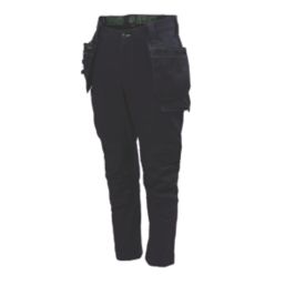 Apache Calgary Stretch Trouser Black 32" W 31" L