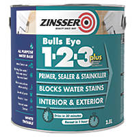 Zinsser Bulls Eye 1-2-3 Plus Primer 2.5Ltr