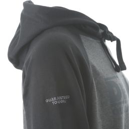 DEWALT Stratford Hooded Sweatshirt Black/Grey Medium 39-40" Chest