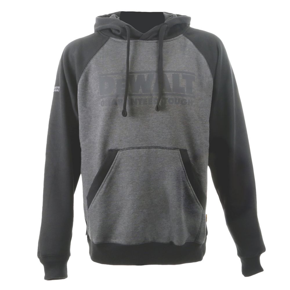 DeWalt Stratford Hooded Sweatshirt Black / Grey Medium 39-40