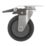 Essentials TPR Braked Swivel Castor 75mm Grey