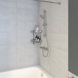 Croydex Metlex  Exposed Chrome Thermostatic Shower Set