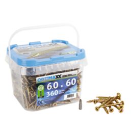 Optimaxx  PZ Countersunk  Wood Screws 6mm x 60mm 360 Pack