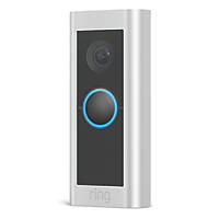 Ring Pro 2 Wired Plug-In Smart Video Doorbell Satin Nickel