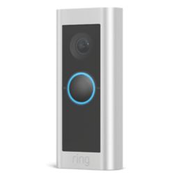 Ring Pro 2 Wired Plug-In Smart Video Doorbell Satin Nickel