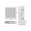 Flomasta 700mm x 700mm 3631BTU White Type 21 Convector Radiator