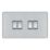 LAP  20A 16AX 4-Gang 2-Way Light Switch  Polished Chrome