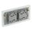 LAP  20A 16AX 4-Gang 2-Way Light Switch  Polished Chrome