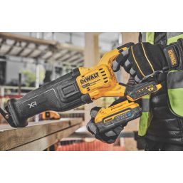 DEWALT DCS386H2T-GB 18V 2 x 5Ah Li-Ion PowerStack Brushless Cordless Reciprocating Saw