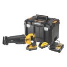 DEWALT DCS386H2T-GB 18V 2 x 5Ah Li-Ion PowerStack Brushless Cordless Reciprocating Saw