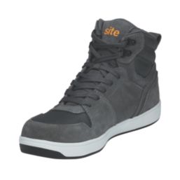 Site Toth Size 12  Grey  Steel Toe Cap Safety Trainer Boots