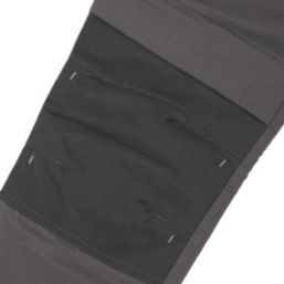 Apache Sudbury Work Trousers Grey/Black 34" W 33" L