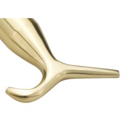 Smith & Locke Pole Hook Polished Brass 22.5mm x 115mm