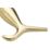 Smith & Locke Pole Hook Polished Brass 22.5mm x 115mm