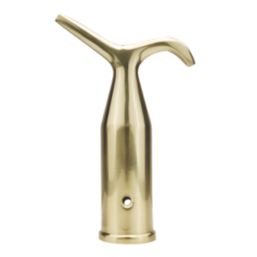 Smith & Locke Pole Hook Polished Brass 22.5mm x 115mm