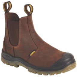 DEWALT Nitrogen Size 11  Brown Water-Resistant Steel Toe Cap Safety Dealer Boots