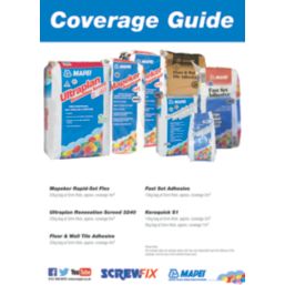 Mapei Mapeker Rapid-Set Wall & Floor Adhesive White 20kg