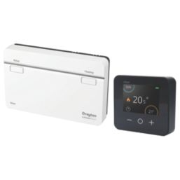 Drayton Wiser Wireless Heating Internet-Enabled One-Channel Smart Thermostat Kit Anthracite