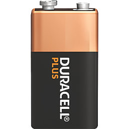 Duracell Plus 9V Alkaline Alkaline Batteries 4 Pack