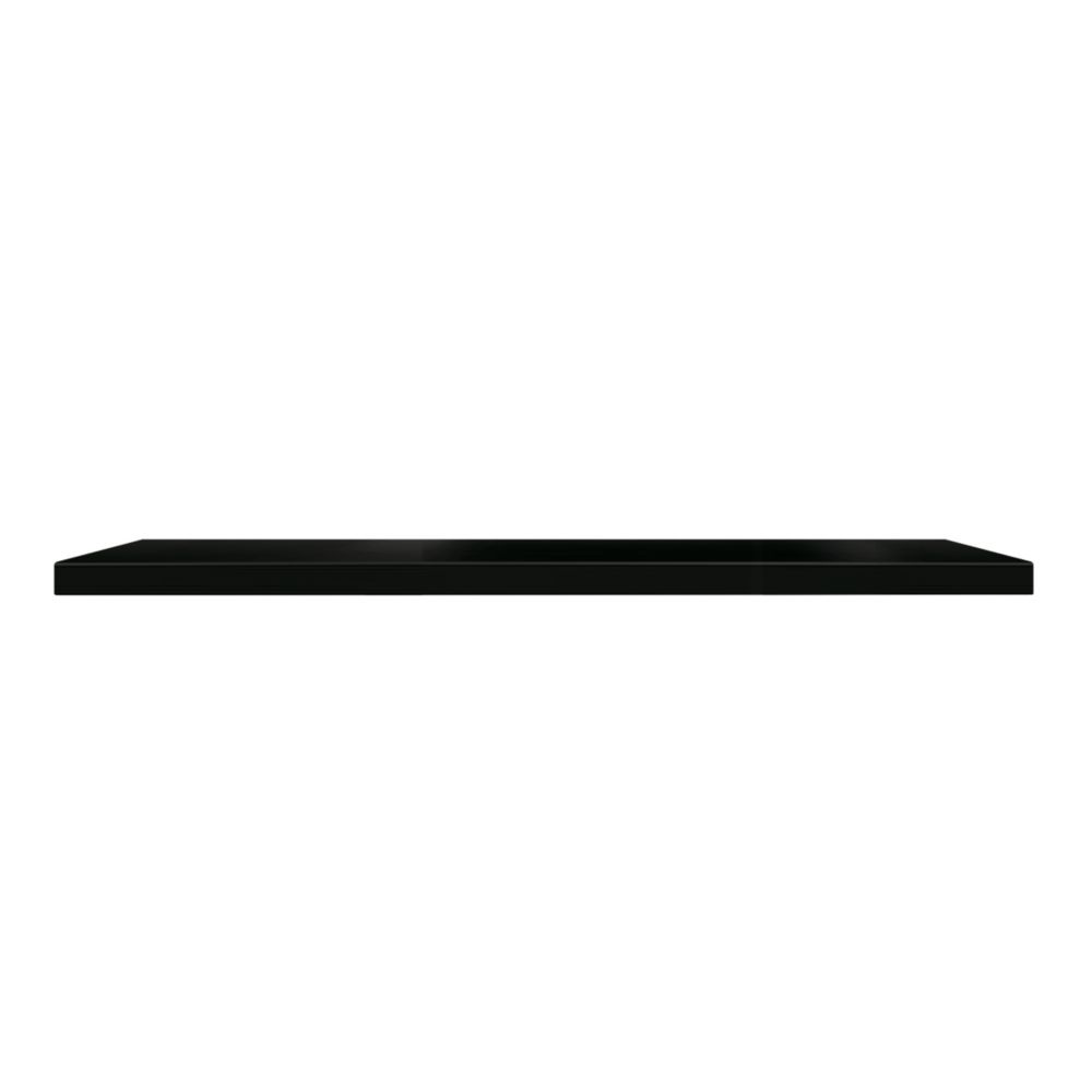 RB UK Black Twin Slot Shelves 600mm x 250mm x 19mm Screwfix