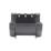 FloPlast  uPVC 135° Square Gutter Angle Black 114mm