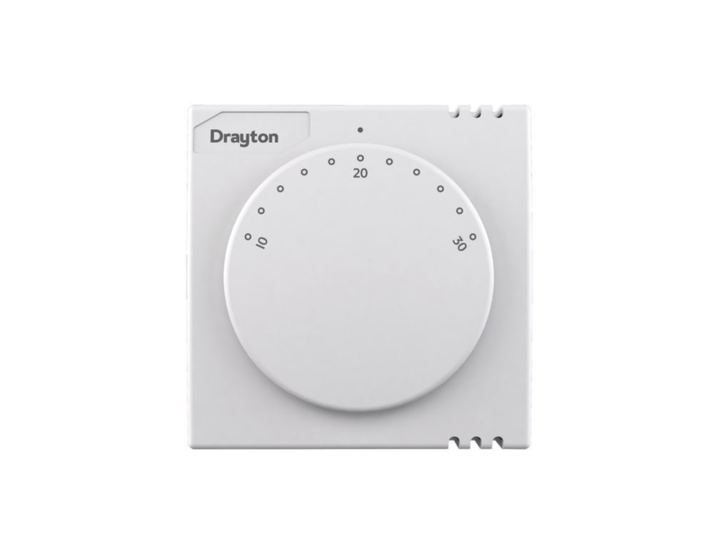 Drayton RTS4 1-Channel Wired Room Thermostat - Screwfix