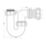 McAlpine Tubular P Trap White 40mm