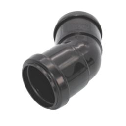 FloPlast Push-Fit Bend Black 135° 40mm