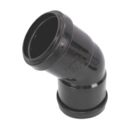FloPlast Push-Fit Bend Black 135° 40mm
